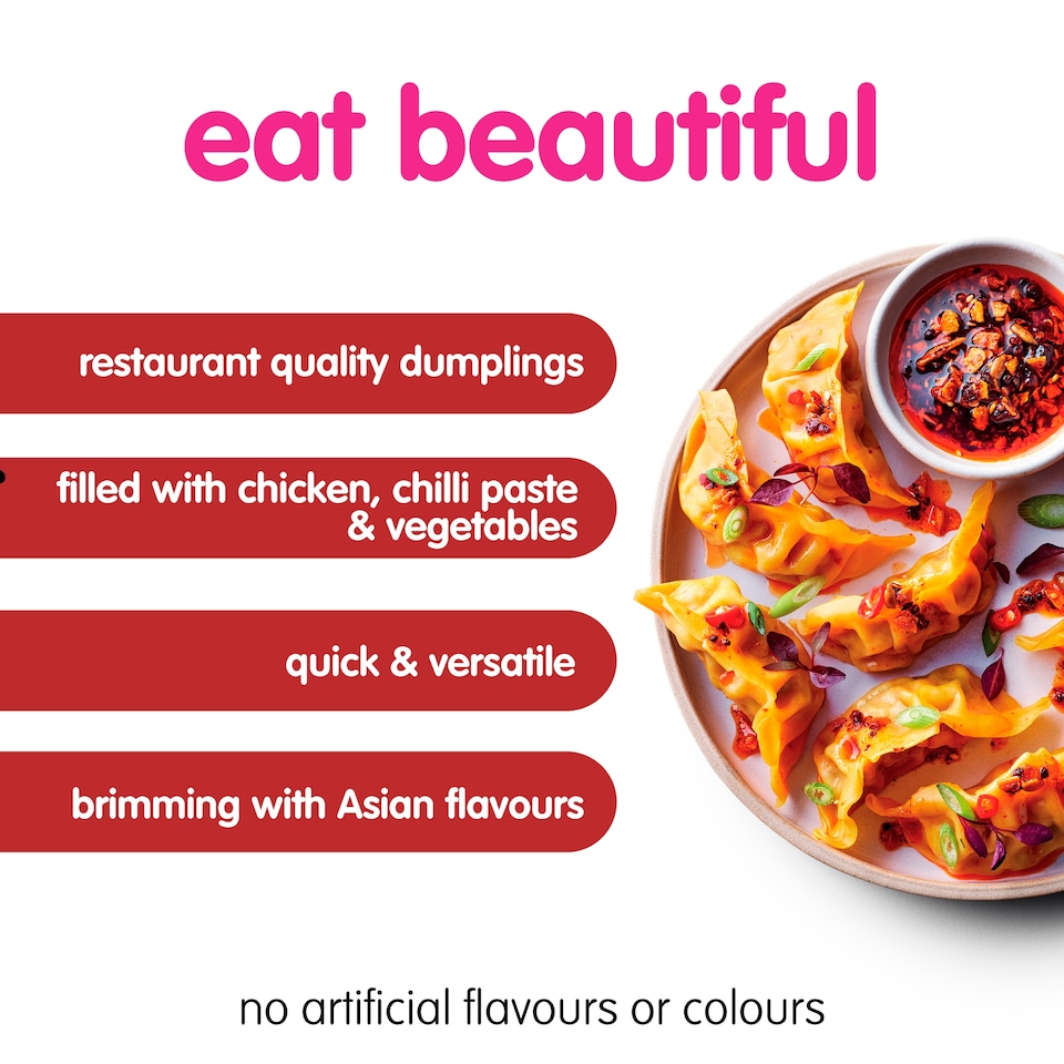 image 1 of itsu 12 spicy chicken gyoza dinner dumplings 240g