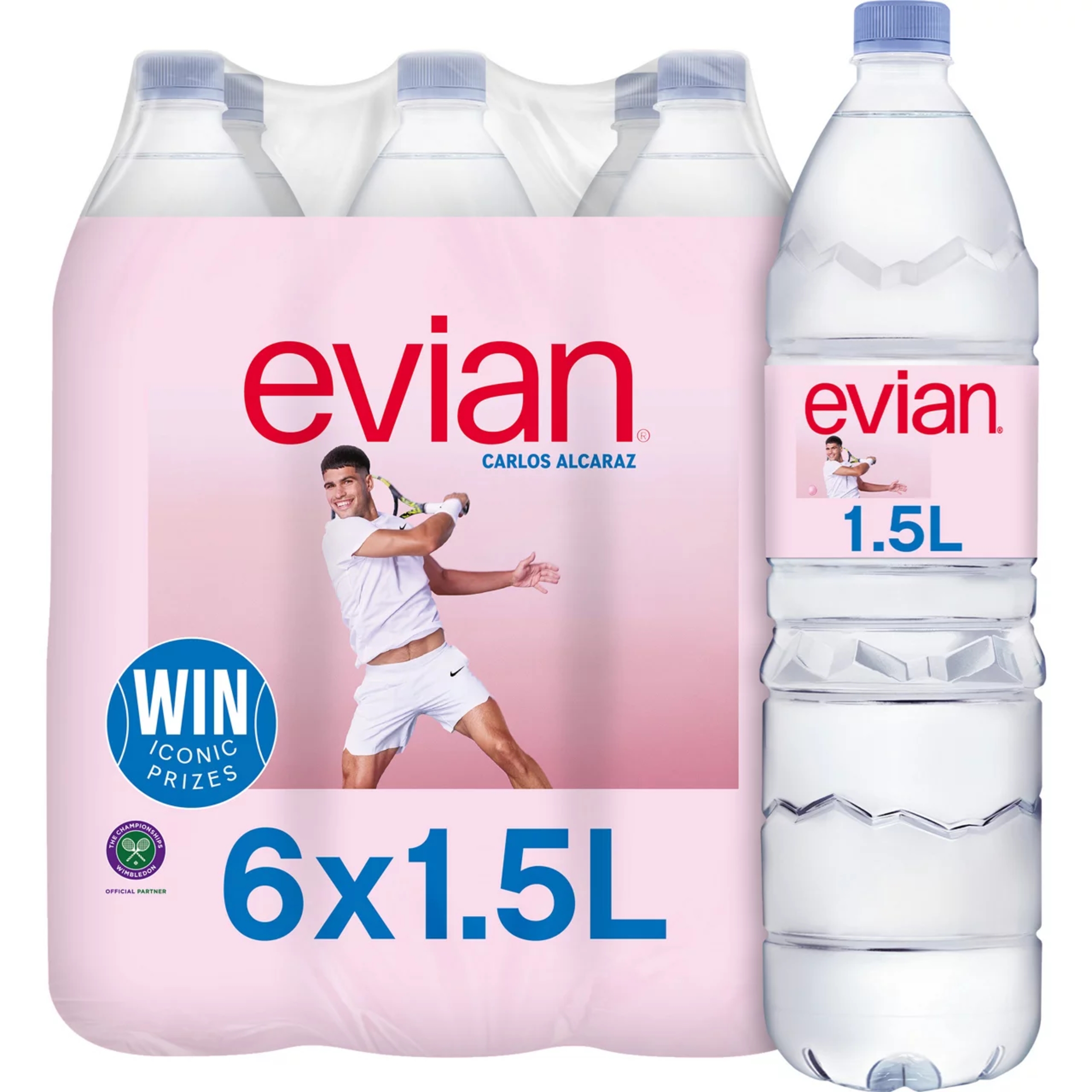 Evian Natural Bottled Mineral Still Water Multipack 6x1 5L Tesco Evian Natural Bottled Mineral Still Water Multipack 6x1 5L Tesco