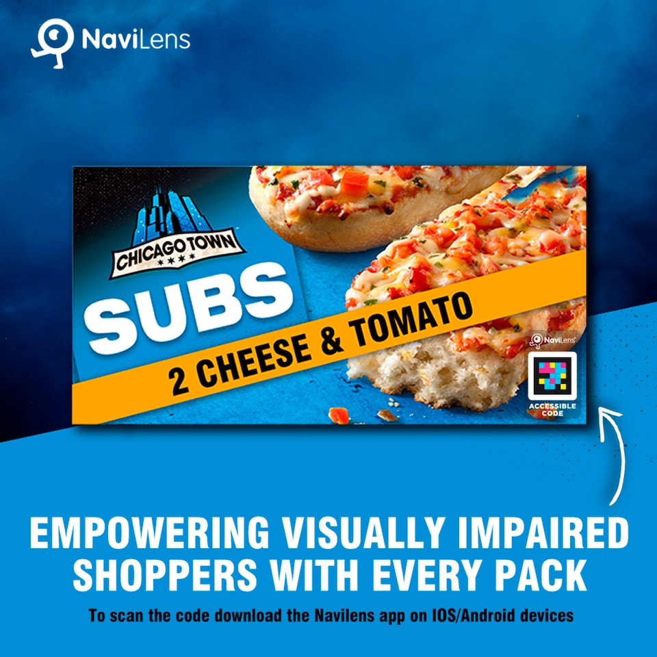 image 1 of Chicago Town Subs Cheese & Tomato 2 x 125g