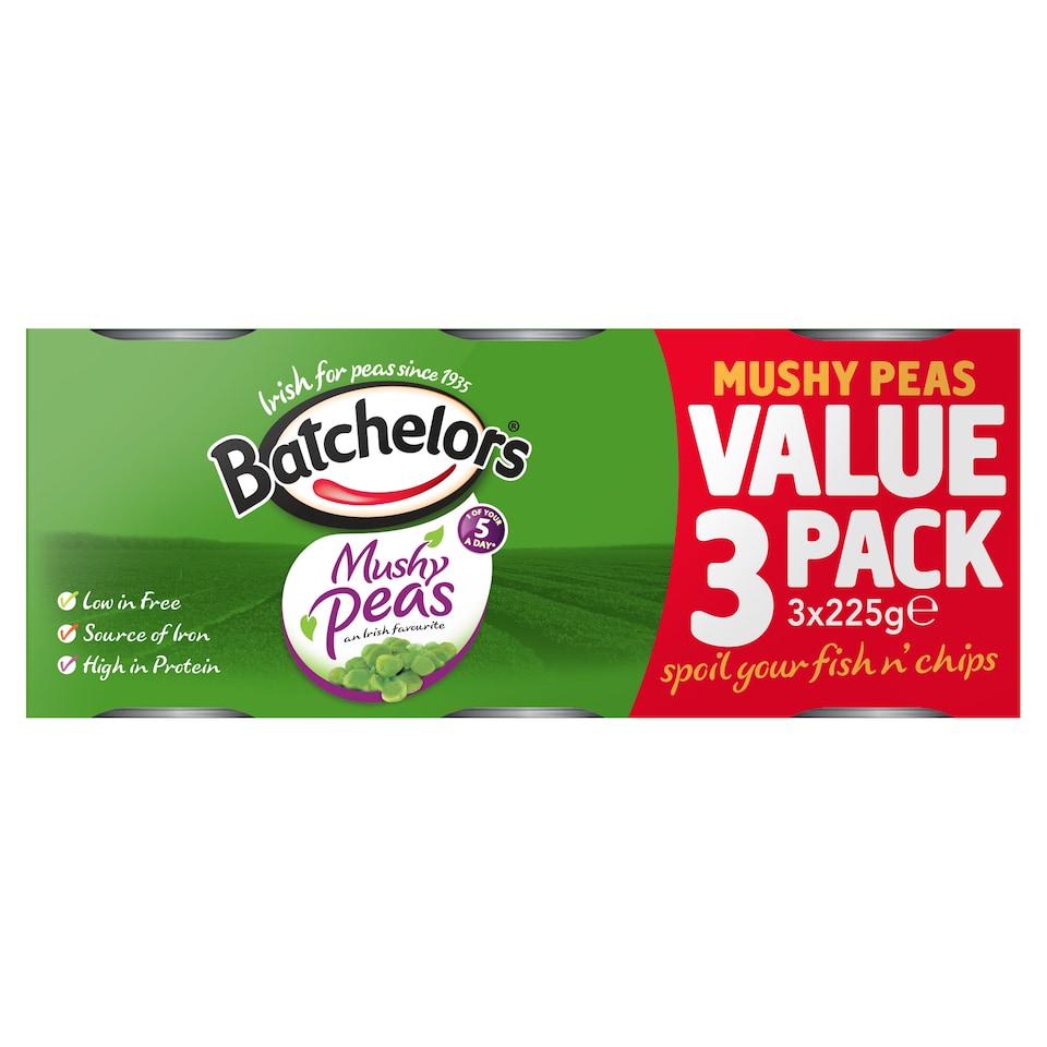 Batchelors Mushy Peas 225G 3 Pack