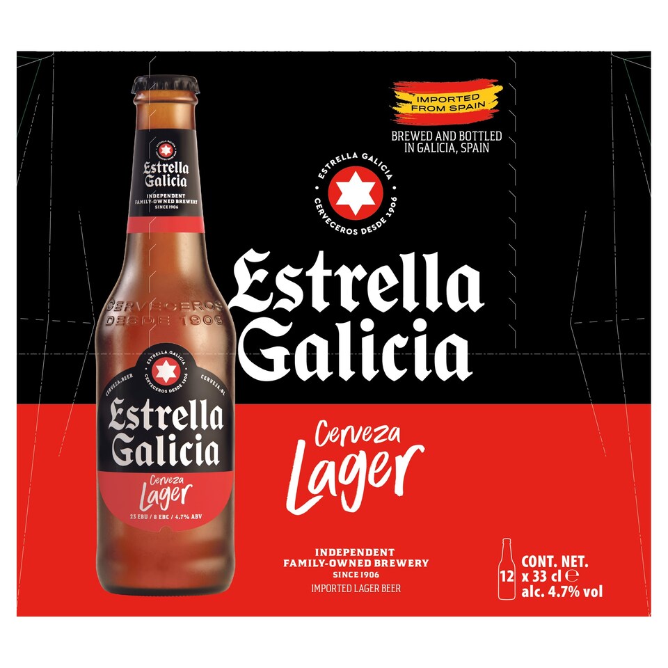 Estrella Galicia Lager 12 X 330Ml