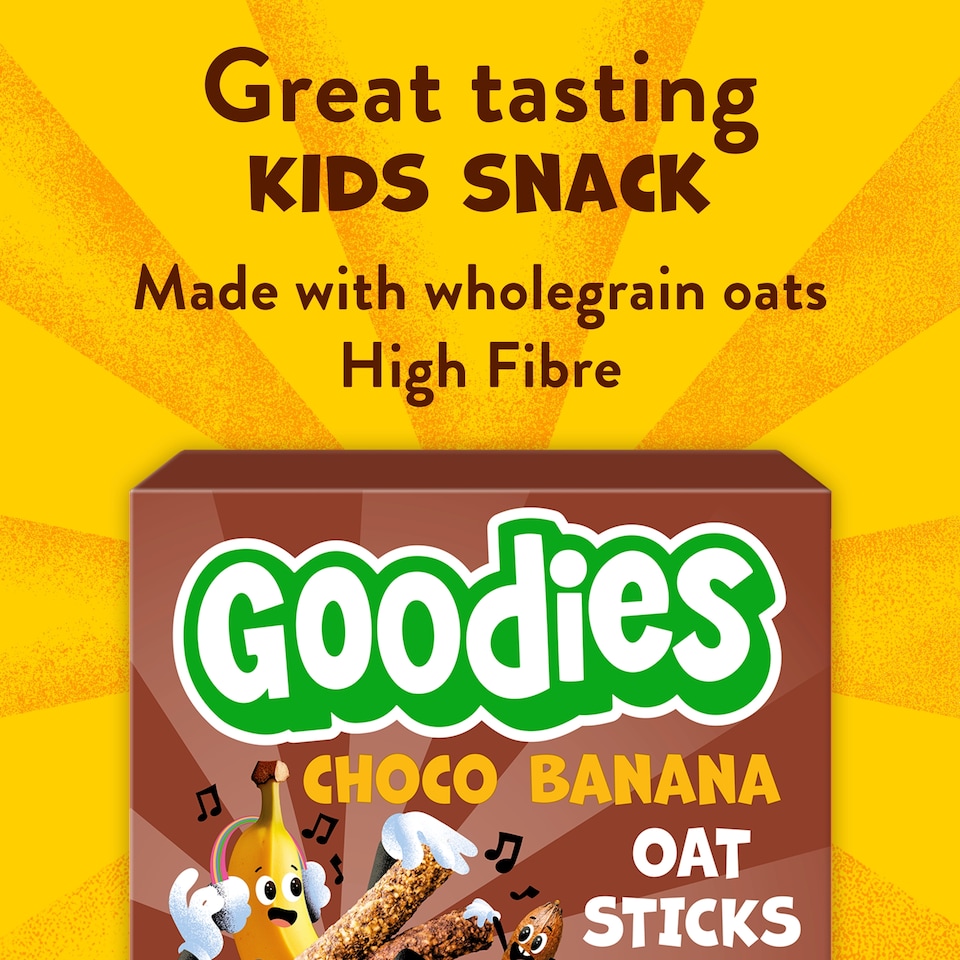 image 1 of Goodies Choco Banana Oat Sticks 5x23g