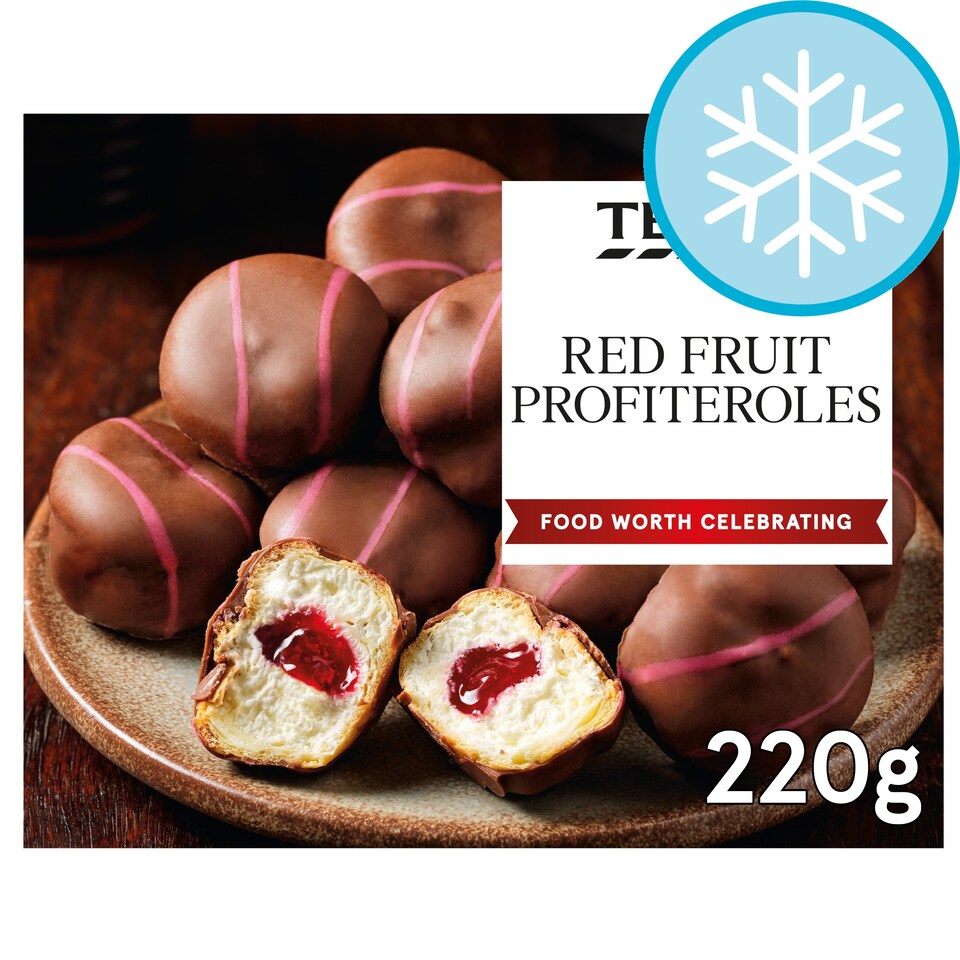 Tesco Red Fruit Profiteroles 220g