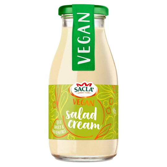 Sacla Vegan Salad Cream 250Ml Tesco Groceries