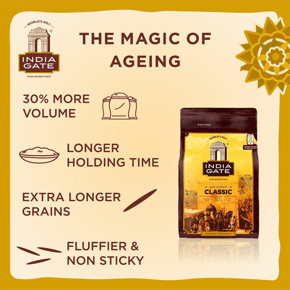 image 1 of India Gate Basmati Rice Classic 5kg