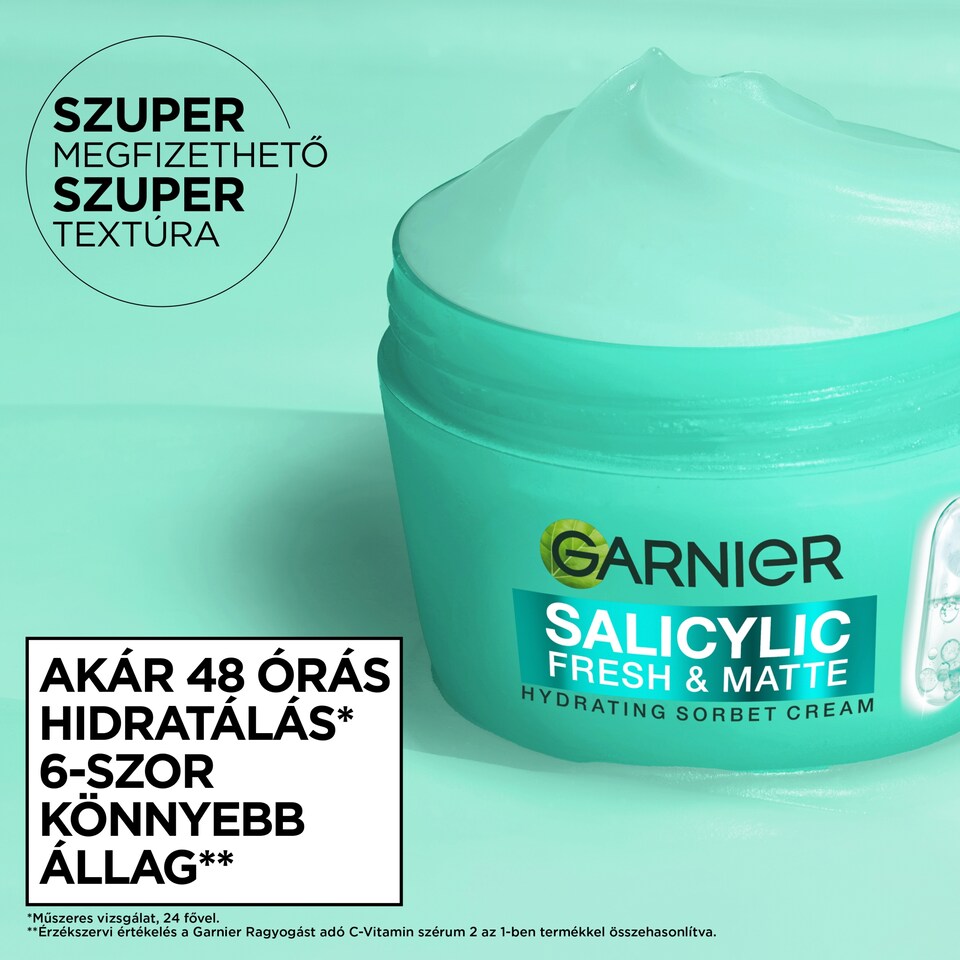 Garnier Salicylic Fresh & Pure hidratáló sorbet krém 85 ml  1. kép