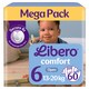 Libero Comfort Mega Pack egyszerhasználatos pelenka, méret: 6, 13-20 kg, 60 db  1. kép