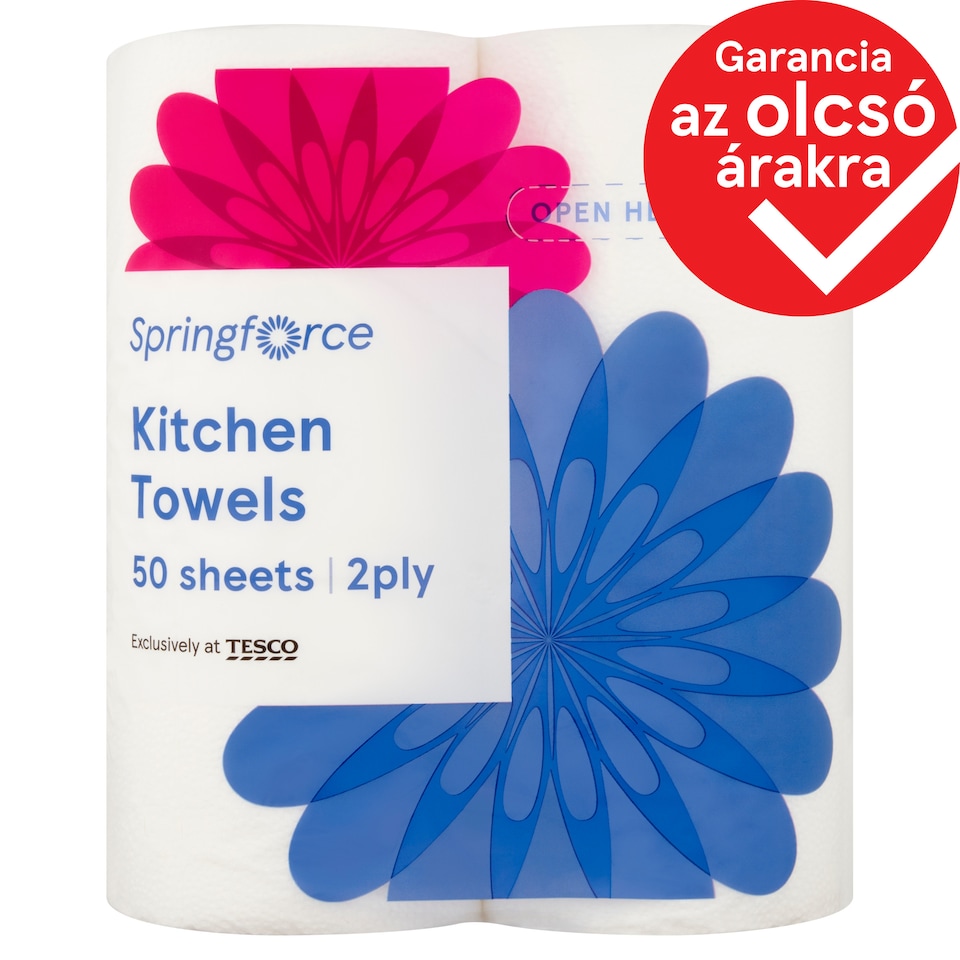 Springforce konyhai papírtörlő 2 rétegű 2 tekercs
