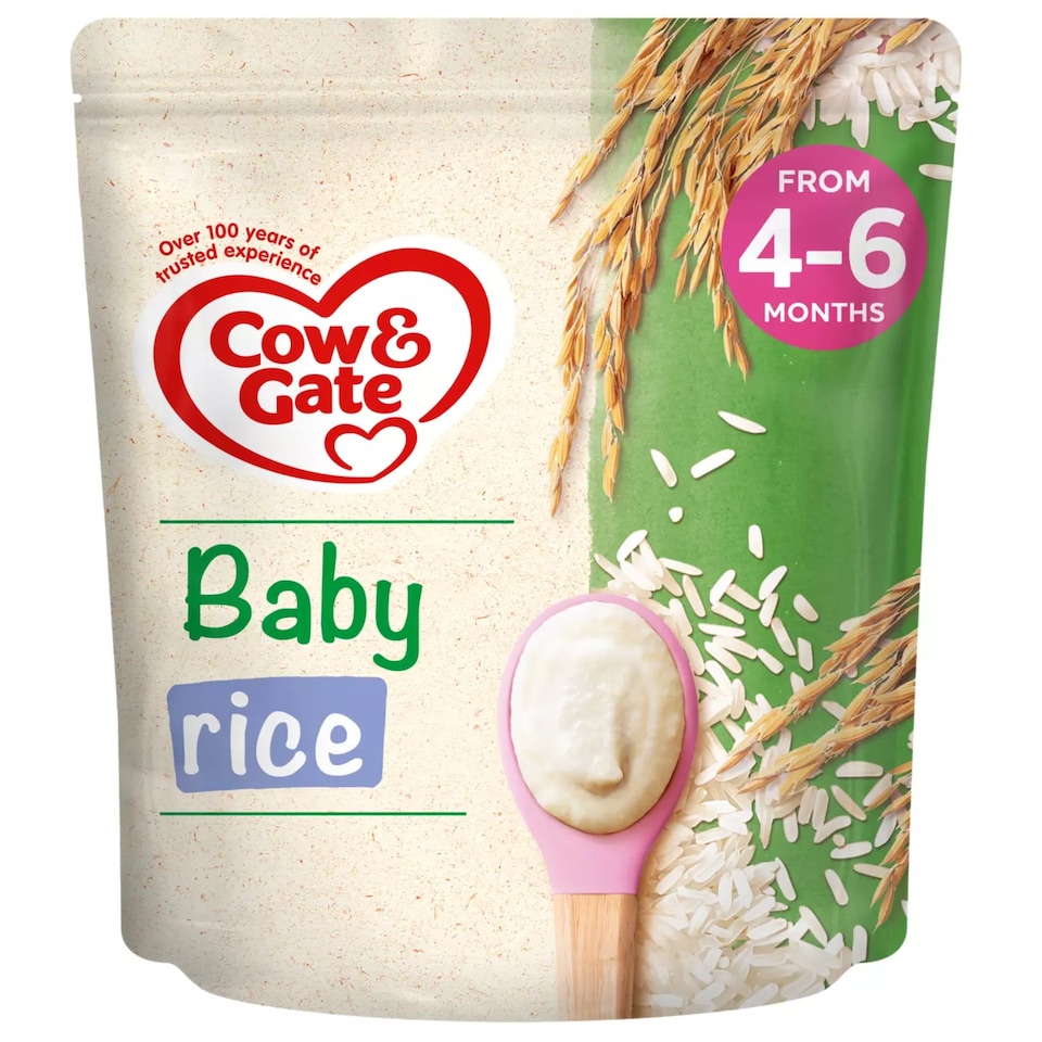 image 1 of Cow And Gate Baby Rice Cereal From 4-6 Months 100G
