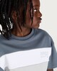 image 2 of F&F Boys Pure Cotton Colour Block Slogan T-Shirt in Grey