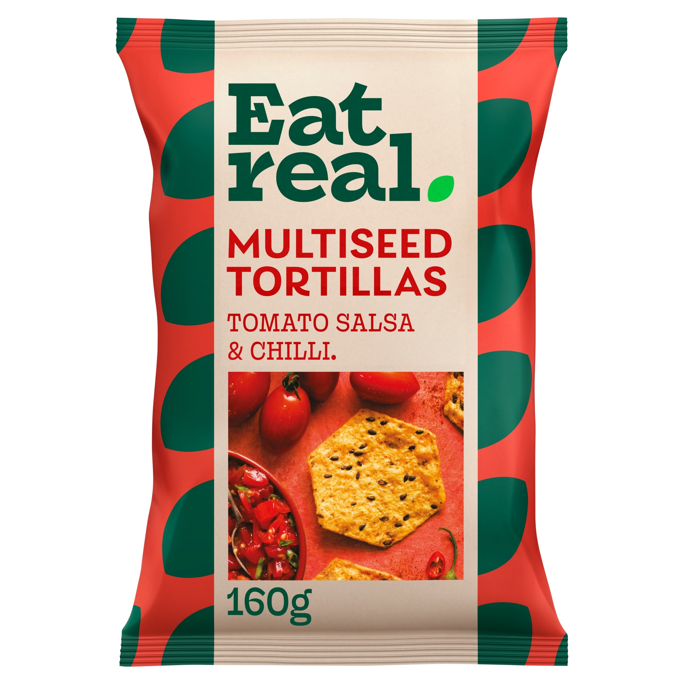 Eat Real Smoky Tomato Salsa Multiseed Tortilla Chips 160g