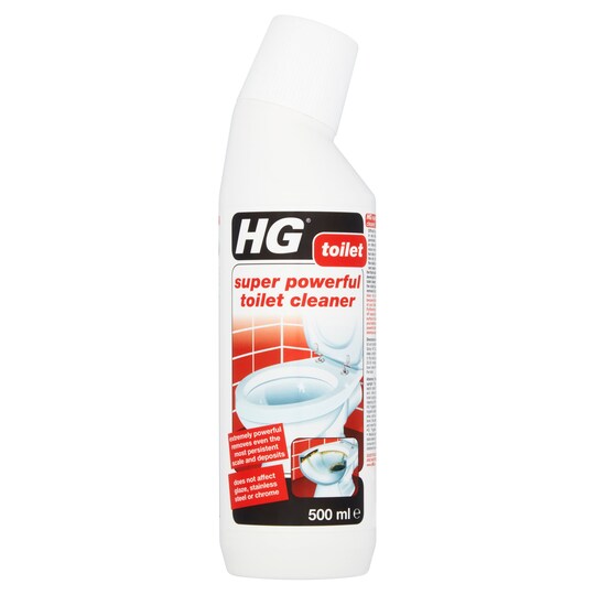 Hg Super Powerful Toilet Cleaner 500Ml Tesco Groceries