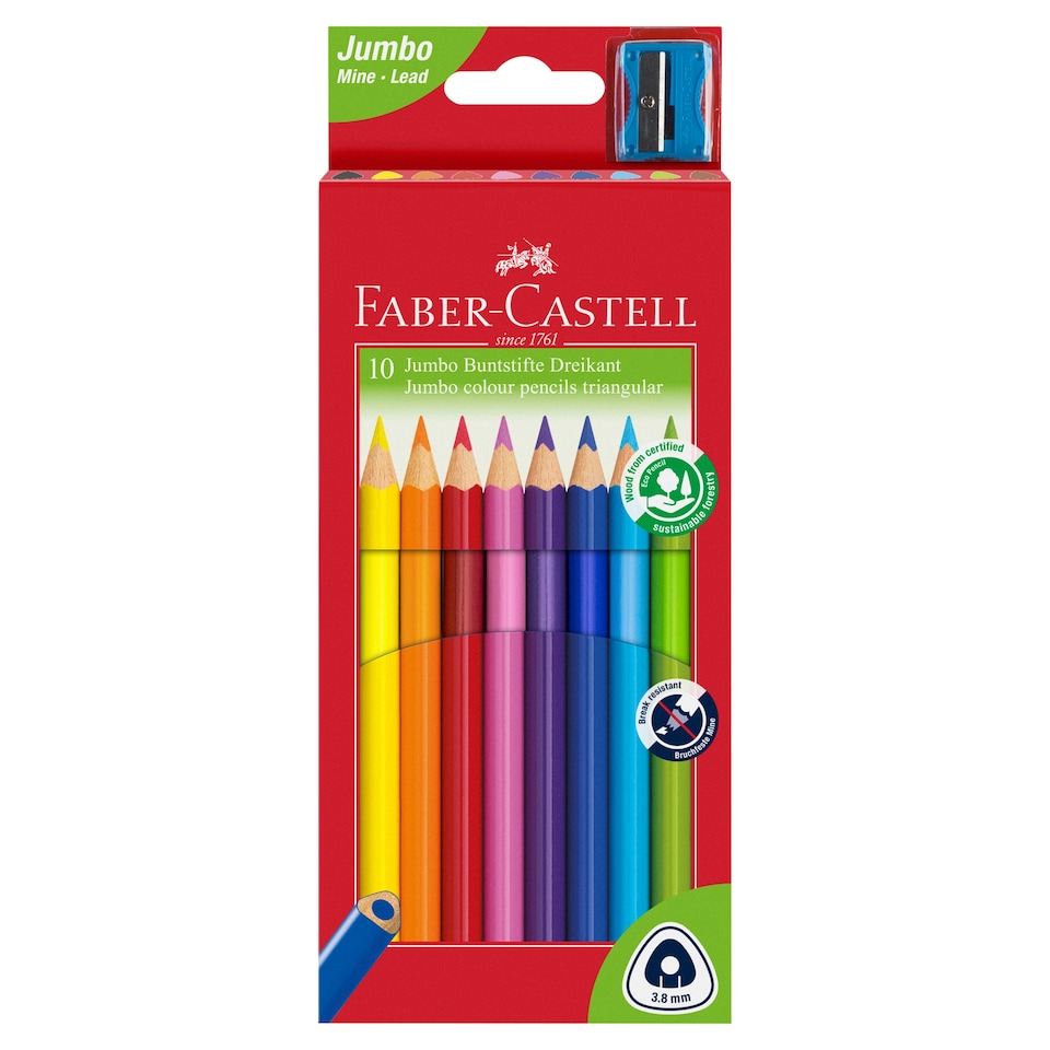 Faber-Castell Junior farebné ceruzky 10 ks