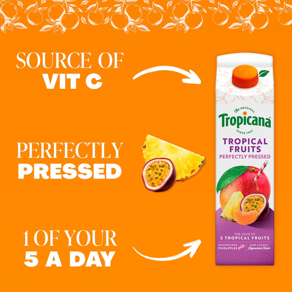 image 1 of Tropicana Tropical Fruit Juice 1.5L