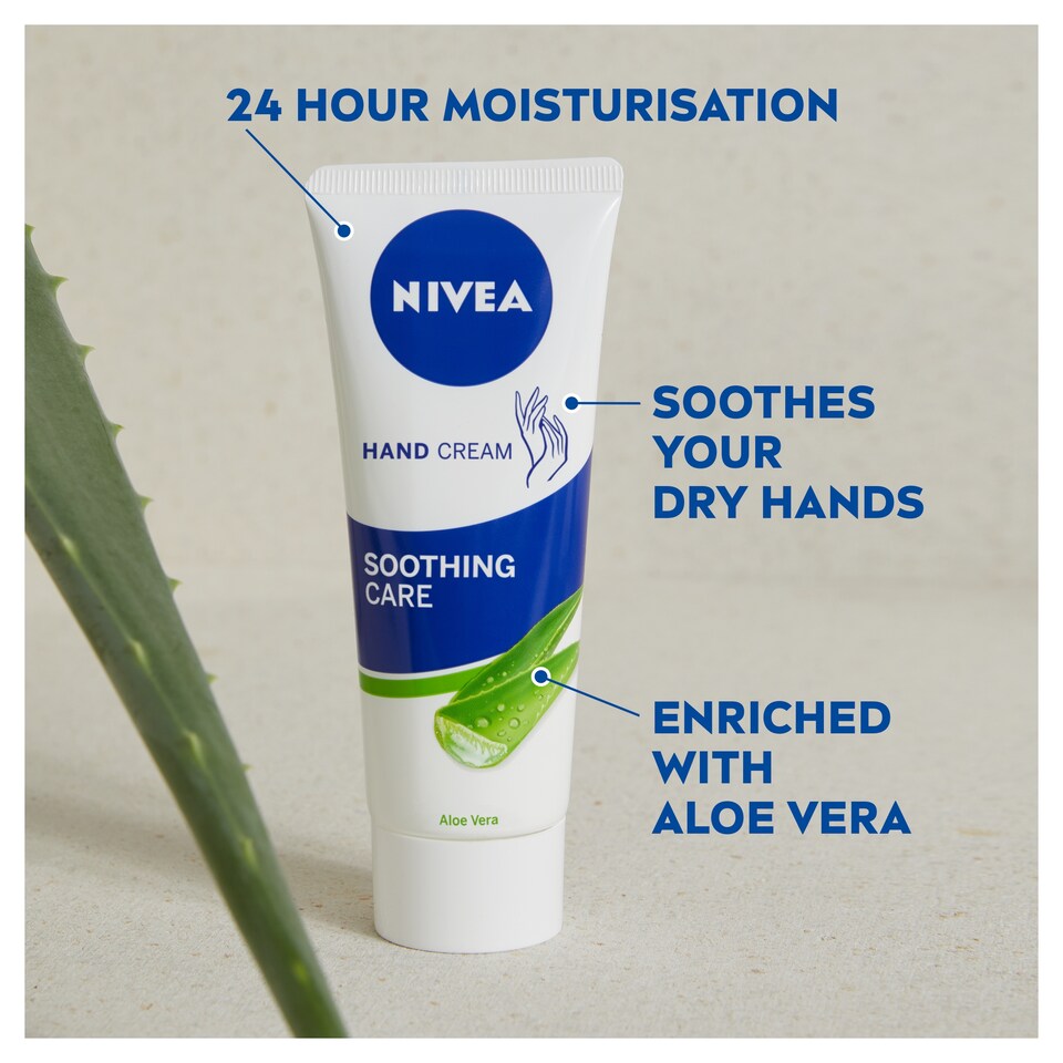 image 1 of Nivea Soothing Hand Cream Aloe Vera 75Ml