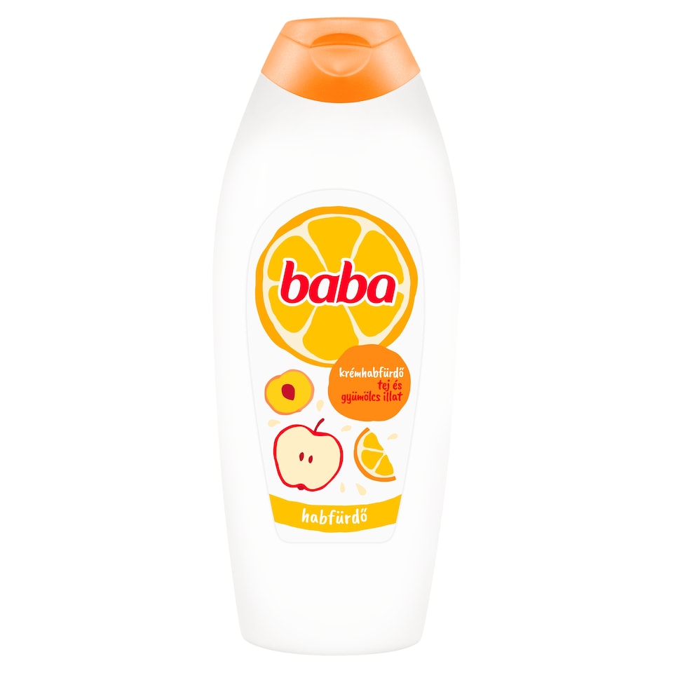 Baba Cream Bubble Bath with Milk and Fruit Scent 750 ml