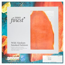 Tesco Finest Wild Alaskan Smoked Salmon 100G