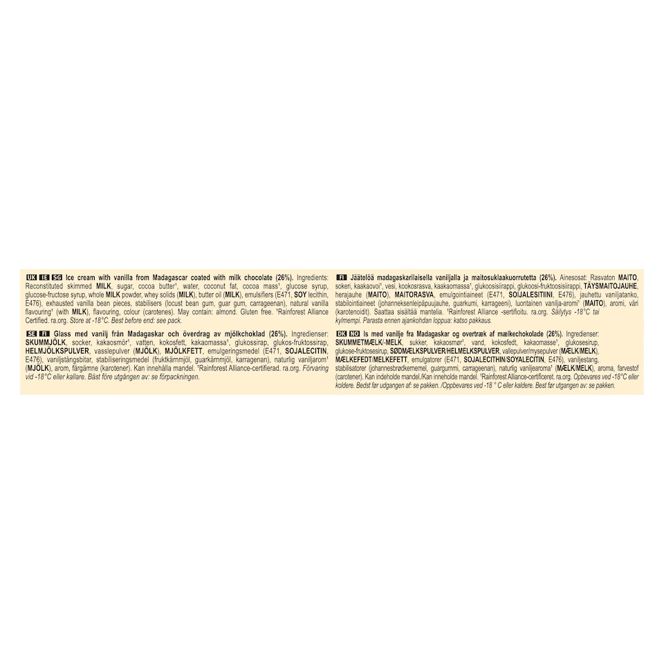 image 1 of MAGNUM CLASSIC ICE CREAM STICK 110ML