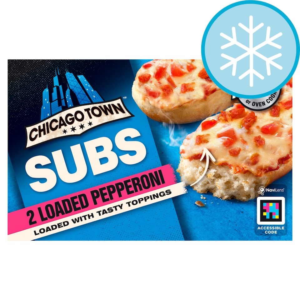 Chicago Town Subs Loaded Pepperoni 2 pack 125g