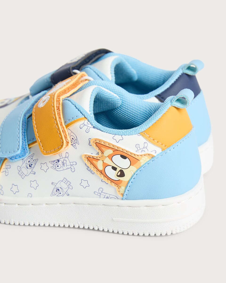 image 1 of Bluey Touch Fastening Trainers in Multi