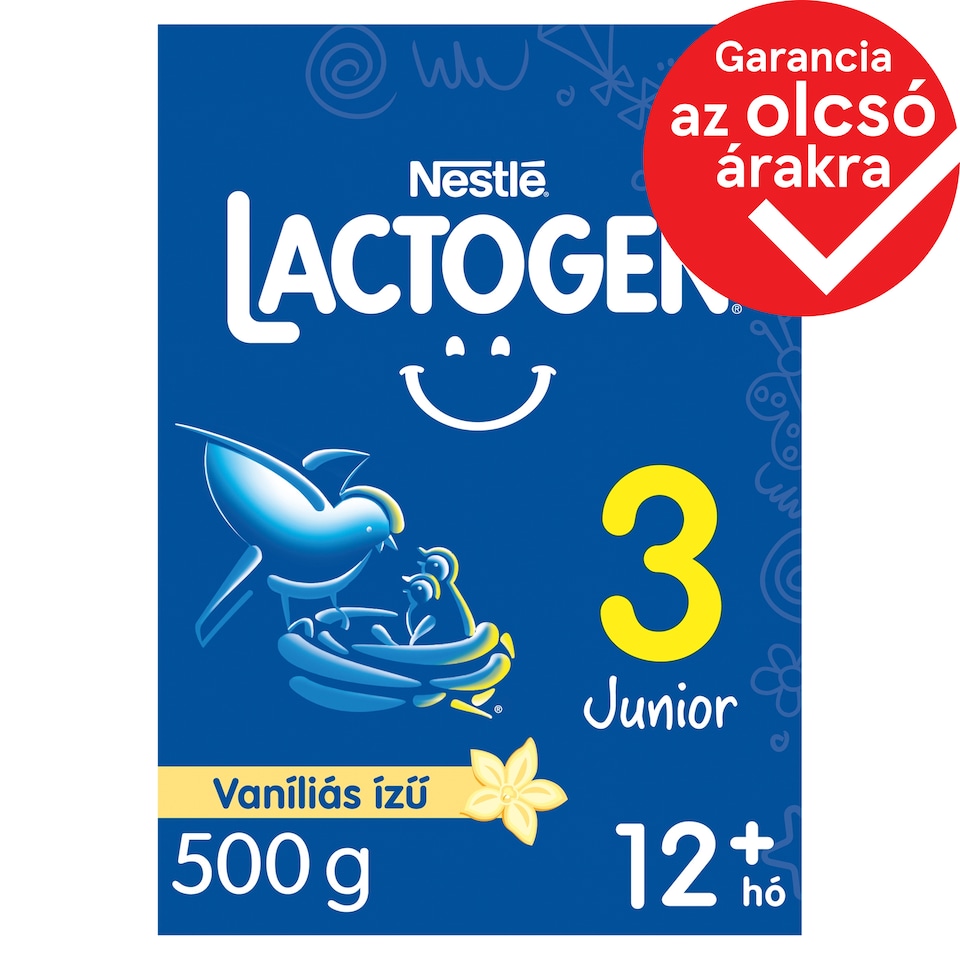 image 1 of Lactogen 3 Junior Vanilla Milk-Based Drink Powder 12+ Months 500 g