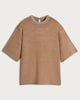 image 4 of F&F Embellished Neck Top in Tan
