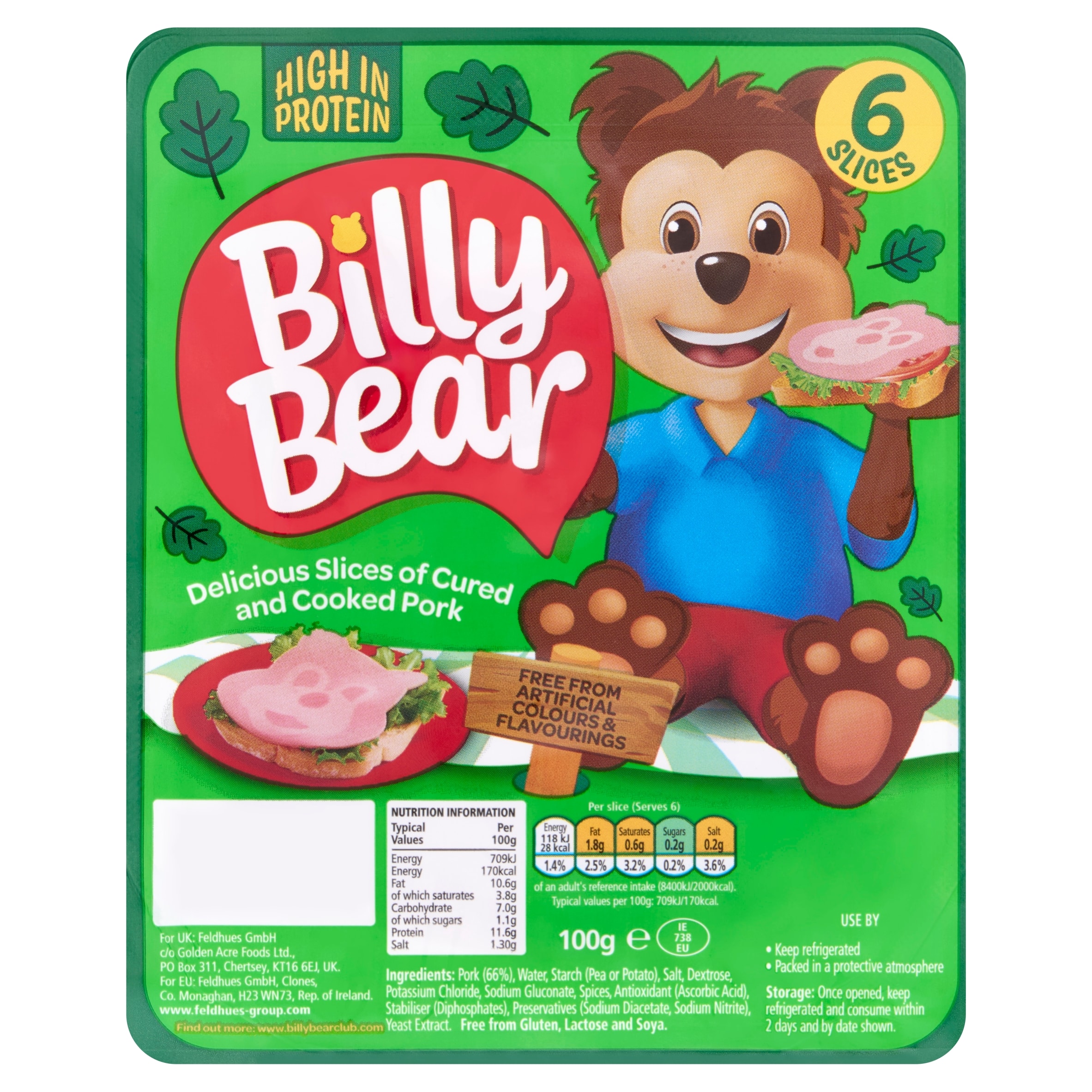 Character Kids 6 Slices 100g