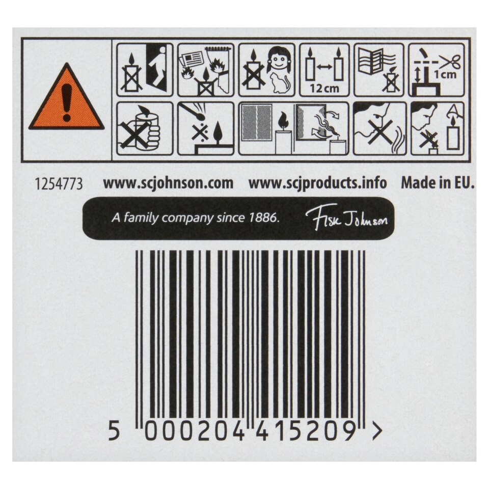 Obrázek 1 pro produkt Glade Maxi Vanilla Cream Cookies parfémovaná svíčka 204g