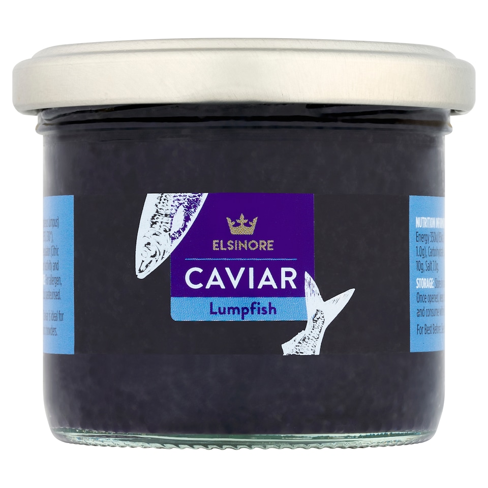 ELSINORE BLACK LUMPFISH CAVIAR 100G