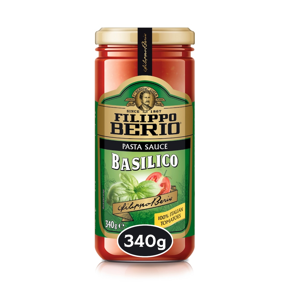 Filippo Berio Basilico Pasta Sauce 340G