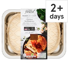 Tesco Finest Chicken Wellingtons With a Pork, Caramelised Onion & Mushroom Stuffing 592g