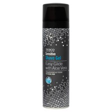 Tesco Mens Essential Sensitive Shave Gel 200Ml