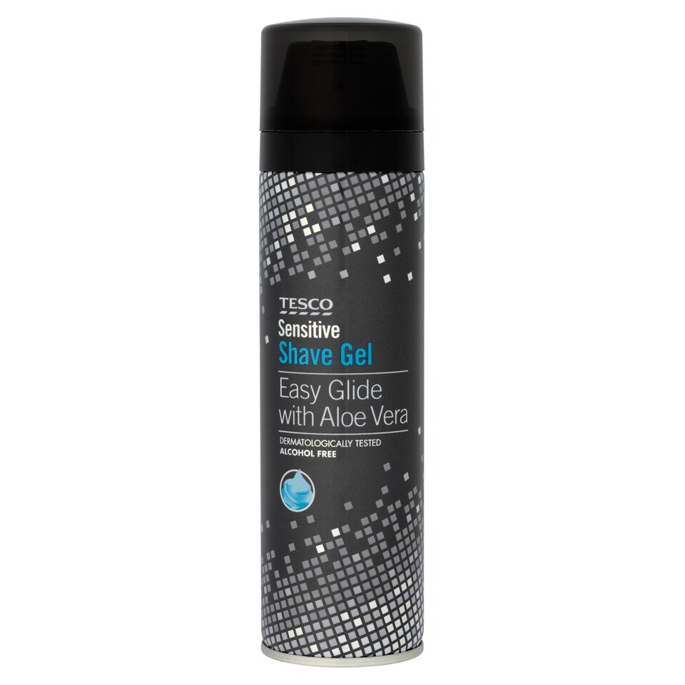 Tesco Mens Essential Sensitive Shave Gel 200Ml