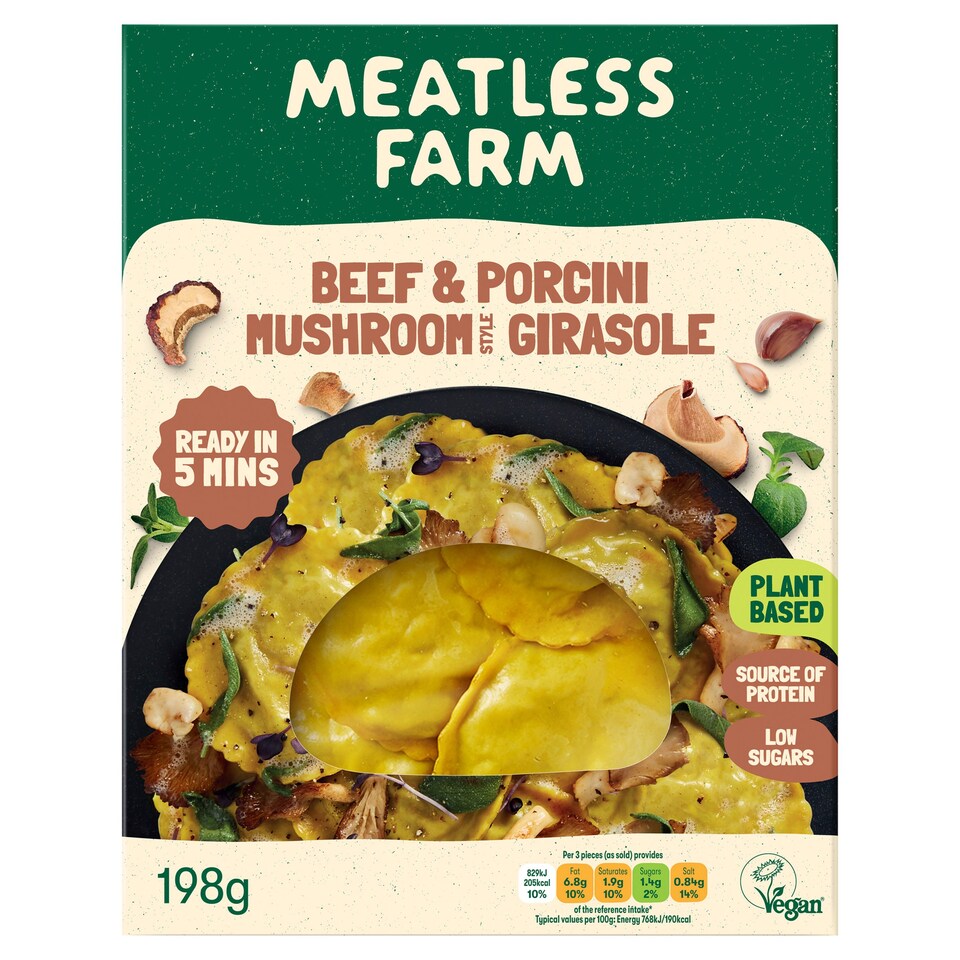 Meatless Farm Beef Red Wine Girasole 198G Tesco Groceries