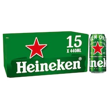 Heineken Lager Beer Can 15x440ml