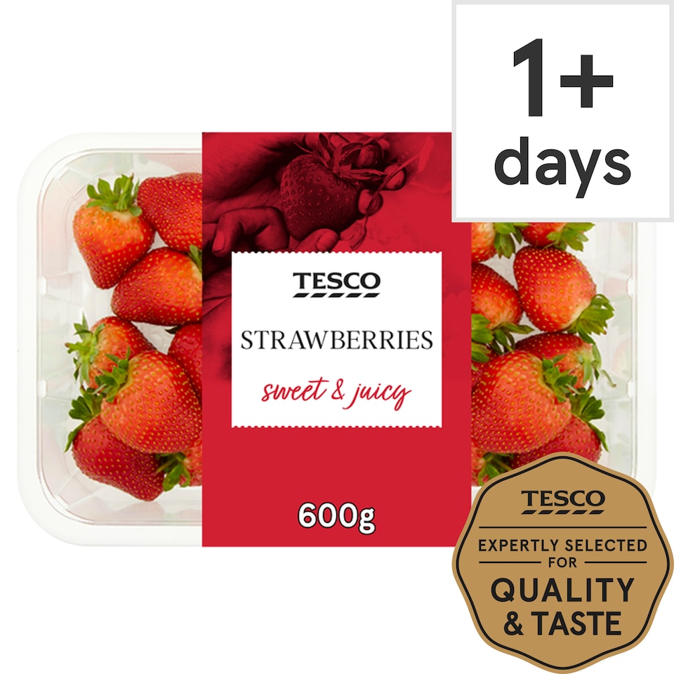 image 1 of Tesco Strawberries 600G