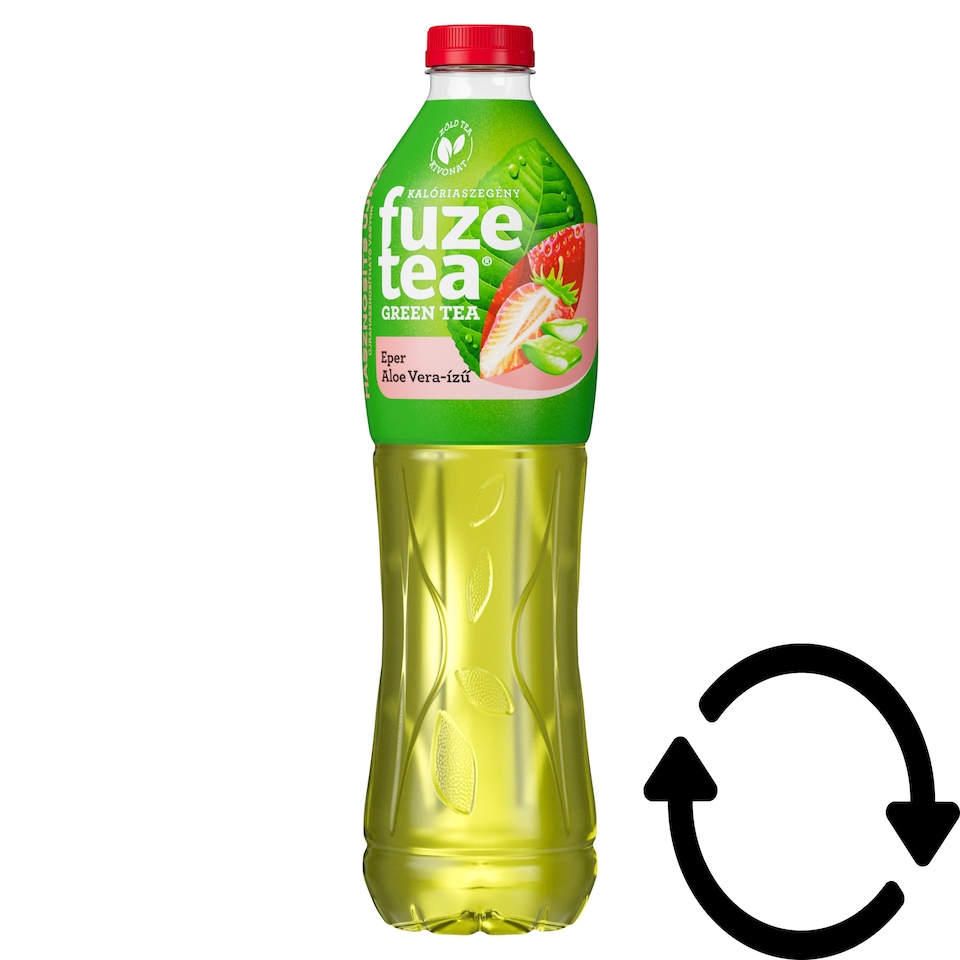 Fuze Tea szénsavmentes eper-aloe vera-ízű üdítőital zöld tea kivonattal 1,5 l