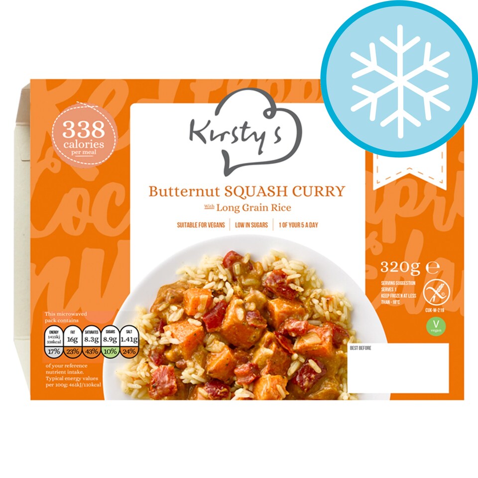 Kirsty's Free From Butternut Squash Curry 320G