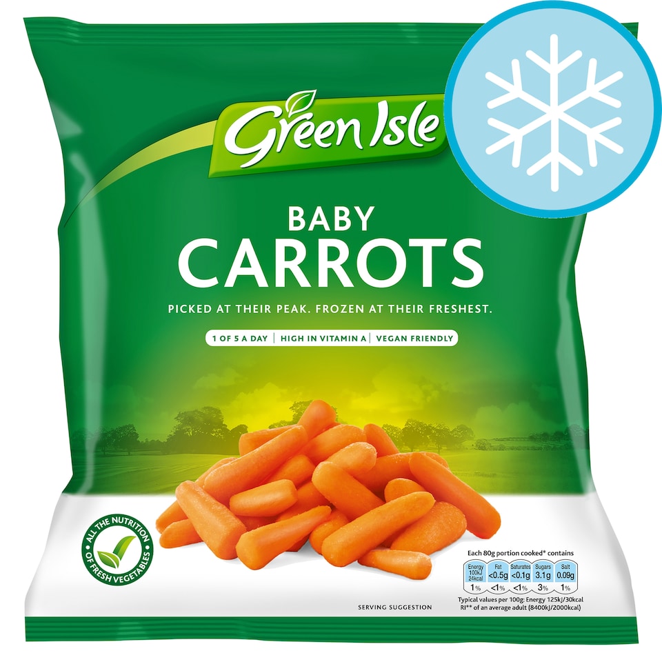 Green Isle Baby Carrots 450g