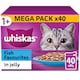 image 1 of Whiskas Adult Cat Food Pouches Fish Favourites in Jelly 40x85g