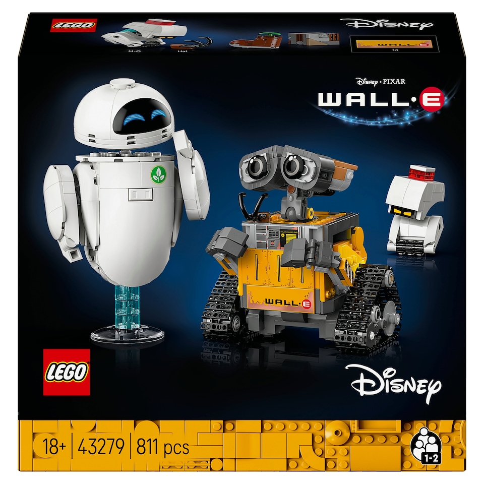 image 1 of LEGO Disney a Pixar 43279 Wall-E And Eve