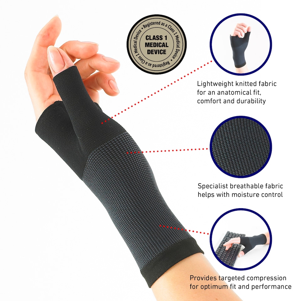 image 1 of Neo G Airflow Wrist & Thumb Support - Medium Pack (1 pc)
