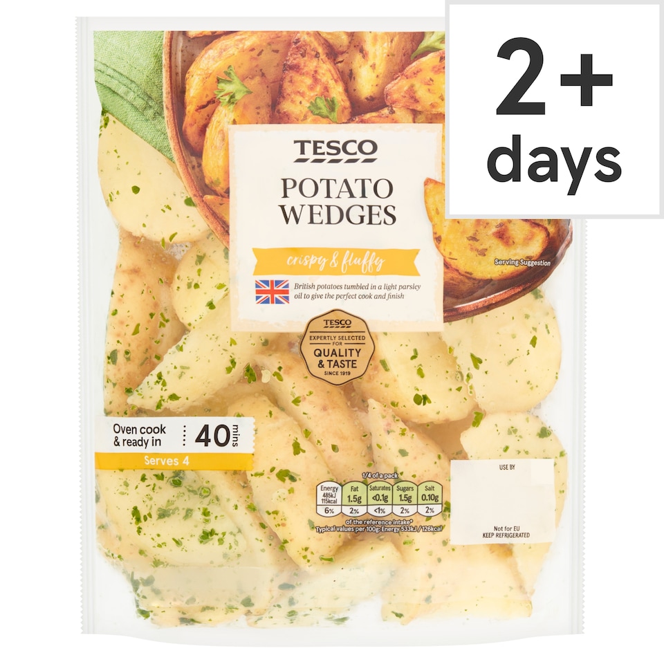 TESCO Potato Wedges 500G