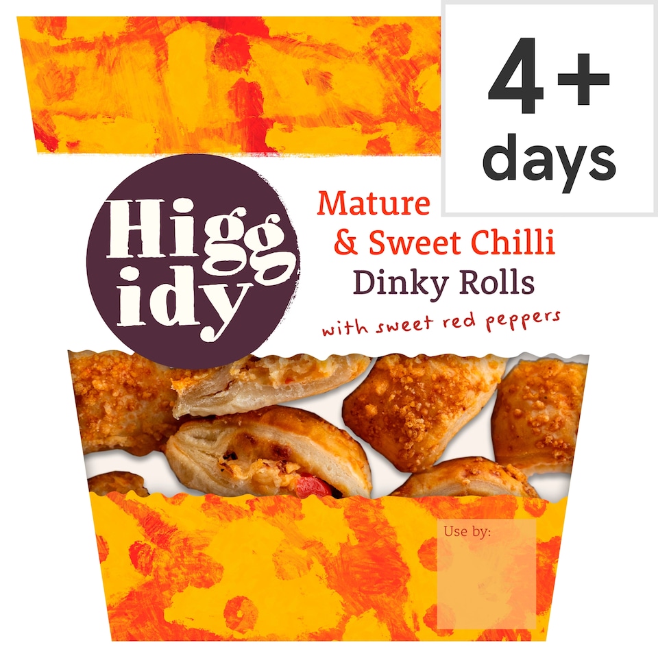 image 1 of Higgidy Mature Cheddar & Sweet Chilli Dinky Rolls 136g