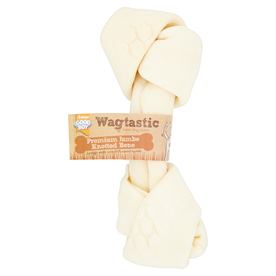 image 1 of Wagtastic Premium Jumbo Knotted Bone Dog Chew