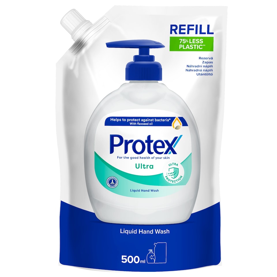 Obrázek 1 pro produkt Protex Ultra tekuté mýdlo na ruce náhradní náplň 500 ml
