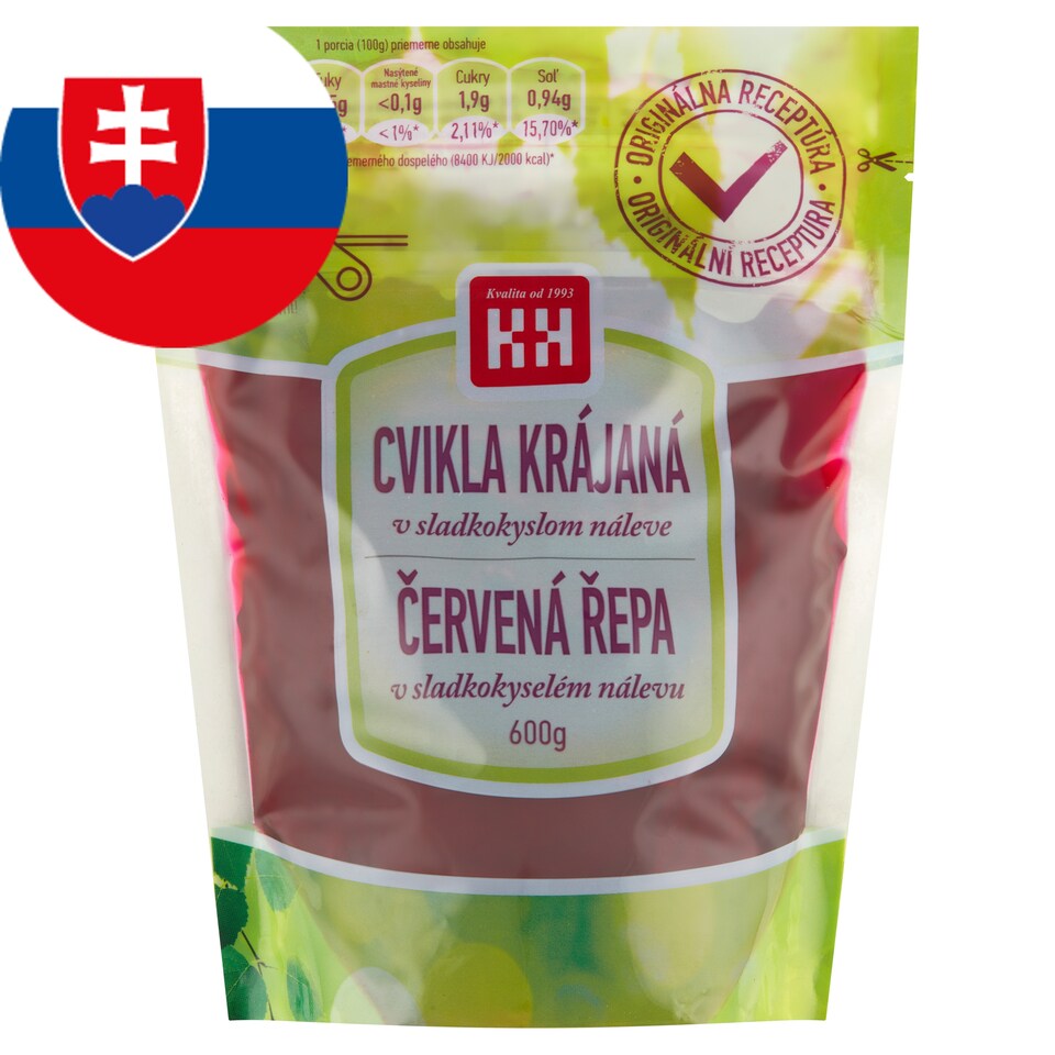 obrázok 1 z H+H Cvikla krájaná v sladkokyslom náleve 600 g