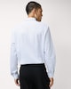 image 3 of F&F Pure Cotton Striped Slim Fit Shirt in Multi White