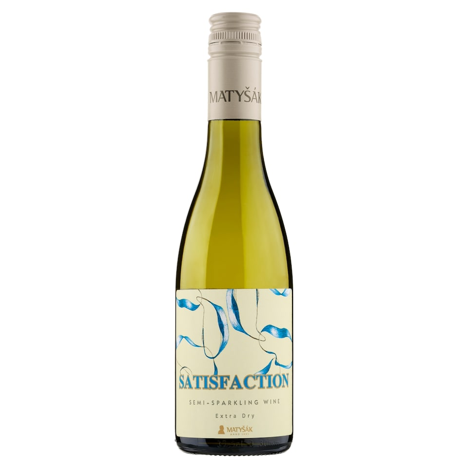 image 1 of Matyšák Satisfaction Semi-Sparkling White Wine Extra Dry 0.375 L