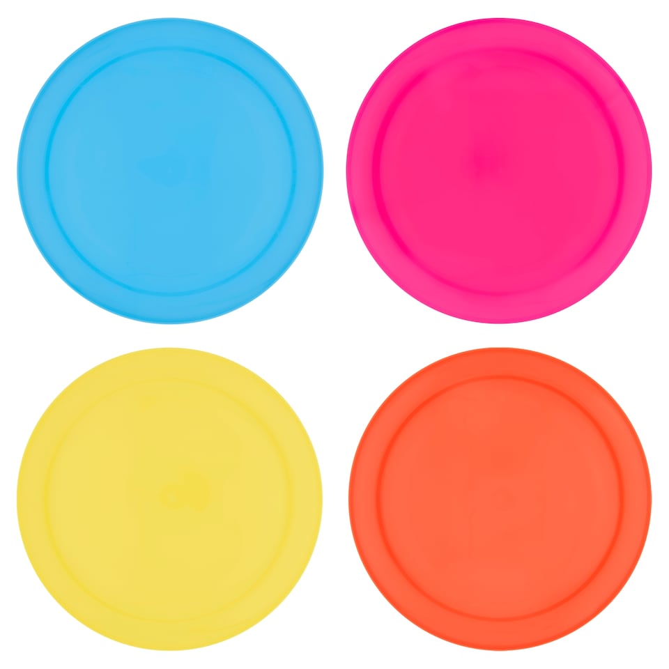 image 1 of Tesco Popsicle Picnic Plate 4 Pack